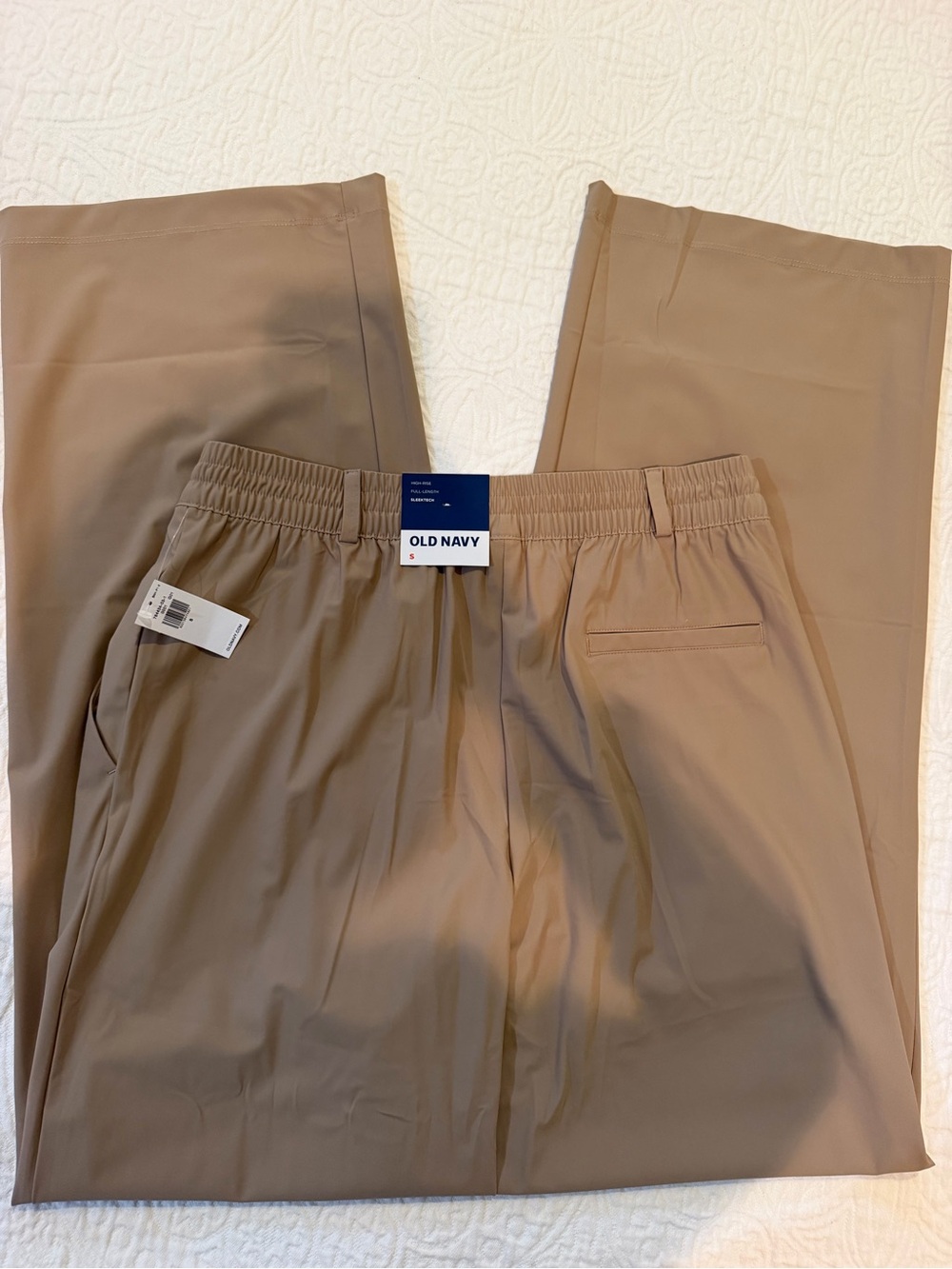 Old Navy Women's High Waisted Sleek-Tech Trousers - Size Small